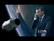 Macron appelle la station spatiale