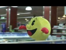 Pac-Man dans un supermarché
